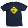 I Cause Safety Briefs T-Shirt - NAVY