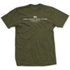 I Don't Worry About Stress Mattis Quote T-shirt - OD GREEN