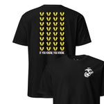 If You Know Yellow Footprints T-Shirt in Black - USMC unit tee