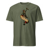 Infantry Pin-Up with M4 M203 and Bottle T-Shirt - OD GREEN