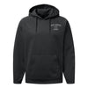 Iron Sights Alumni Performance Fleece Hooded Sweatshirt - BLACK