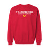 It's a Marine Thing Crewneck Sweatshirt - Red