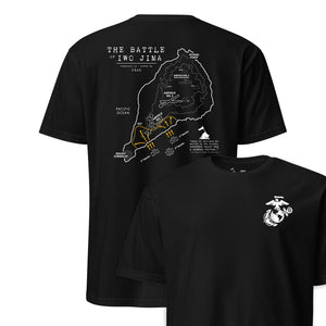 Iwo Jima Landing Map T-Shirt