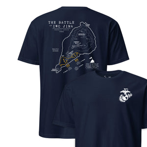 Iwo Jima Landing Map T-Shirt