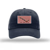 First Jack Flag Unstructured Cap - NAVY