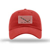 First Jack Flag Unstructured Cap - RED
