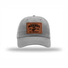 251st USMC Birthday Leatherette Patch Dad Hat - GREY