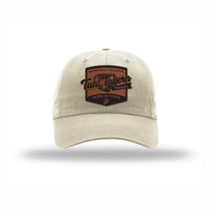 Tun Tavern Born in a Bar Cask Leatherette Patch Dad Hat