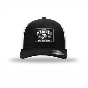 Flexfit 251st USMC Birthday Carbon Fiber Patch Structured Trucker