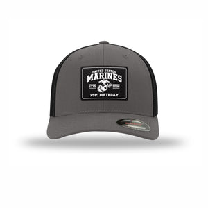 Flexfit 251st USMC Birthday Carbon Fiber Patch Structured Trucker