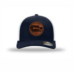 Flexfit Tun Tavern Birthplace Circle Leatherette Patch Structured Trucker