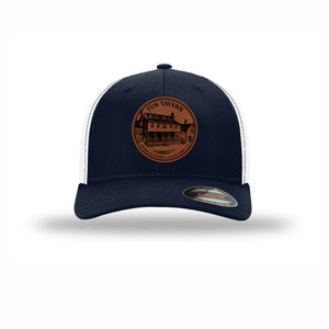 Flexfit Tun Tavern Birthplace Circle Leatherette Patch Structured Trucker