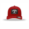 Flexfit 251st USMC Birthday Carbon Fiber Patch Structured Trucker - RED/WHITE
