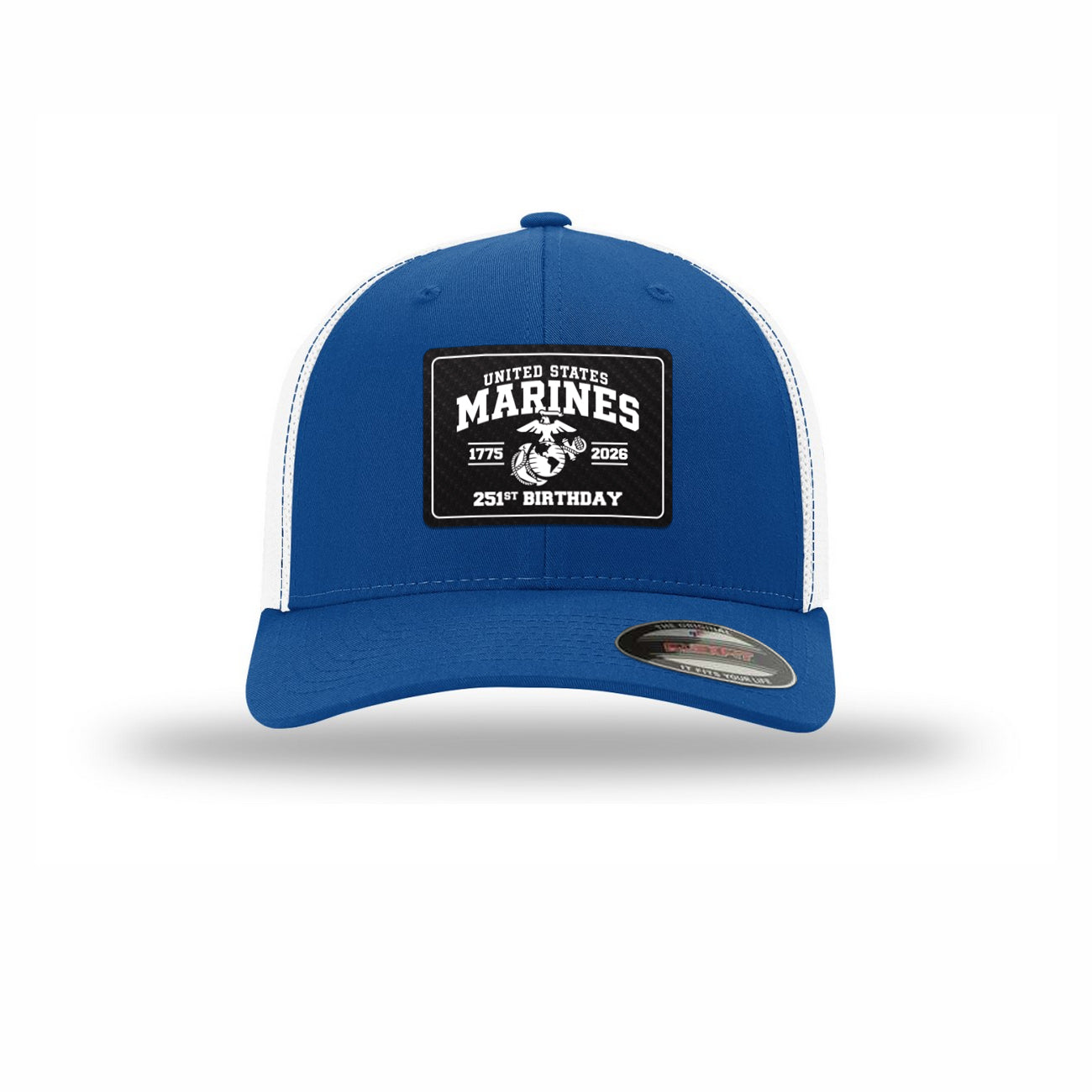 Flexfit 251st USMC Birthday Carbon Fiber Patch Structured Trucker
