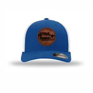 Flexfit Tun Tavern Birthplace Circle Leatherette Patch Structured Trucker
