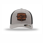 Flexfit Tun Tavern Born in a Bar Cask Leatherette Patch Structured Trucker