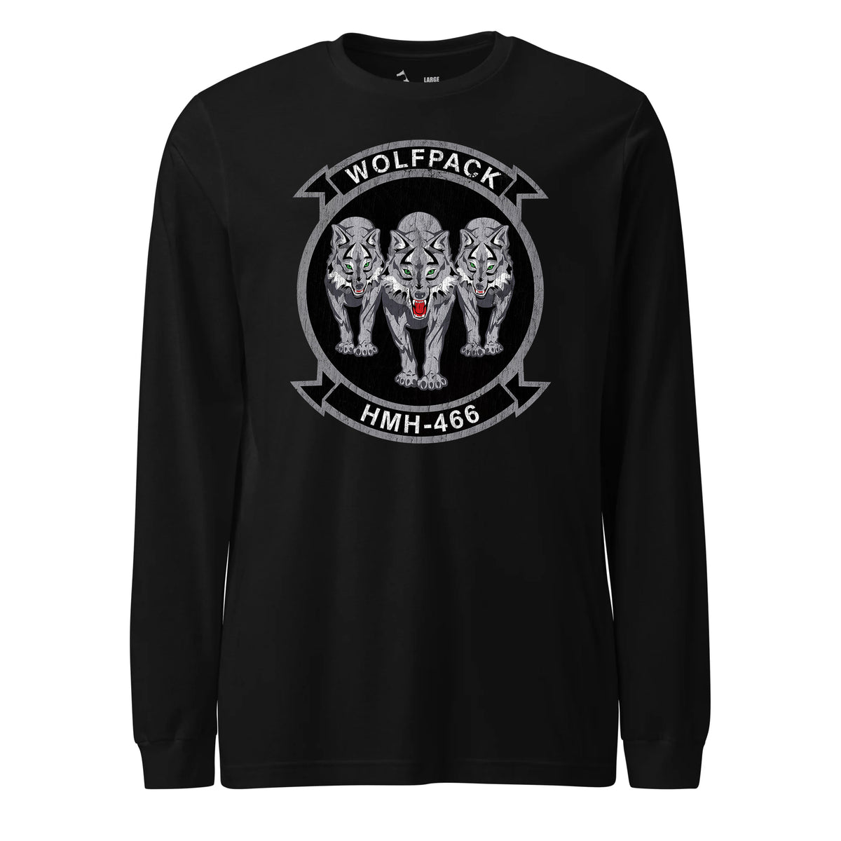 HMH-466 Wolfpack Squadron — Black