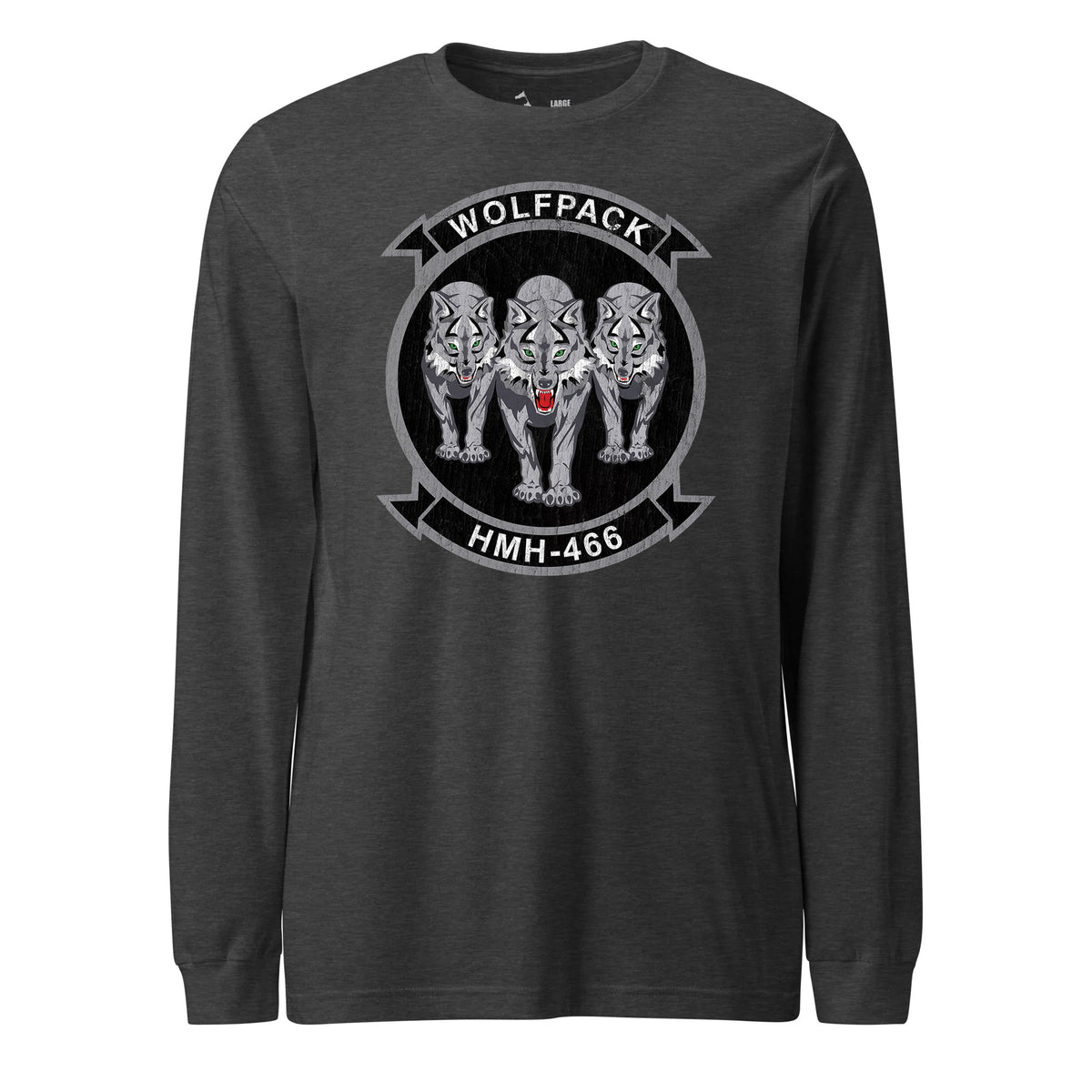HMH-466 Wolfpack Squadron — Charcoal Heather