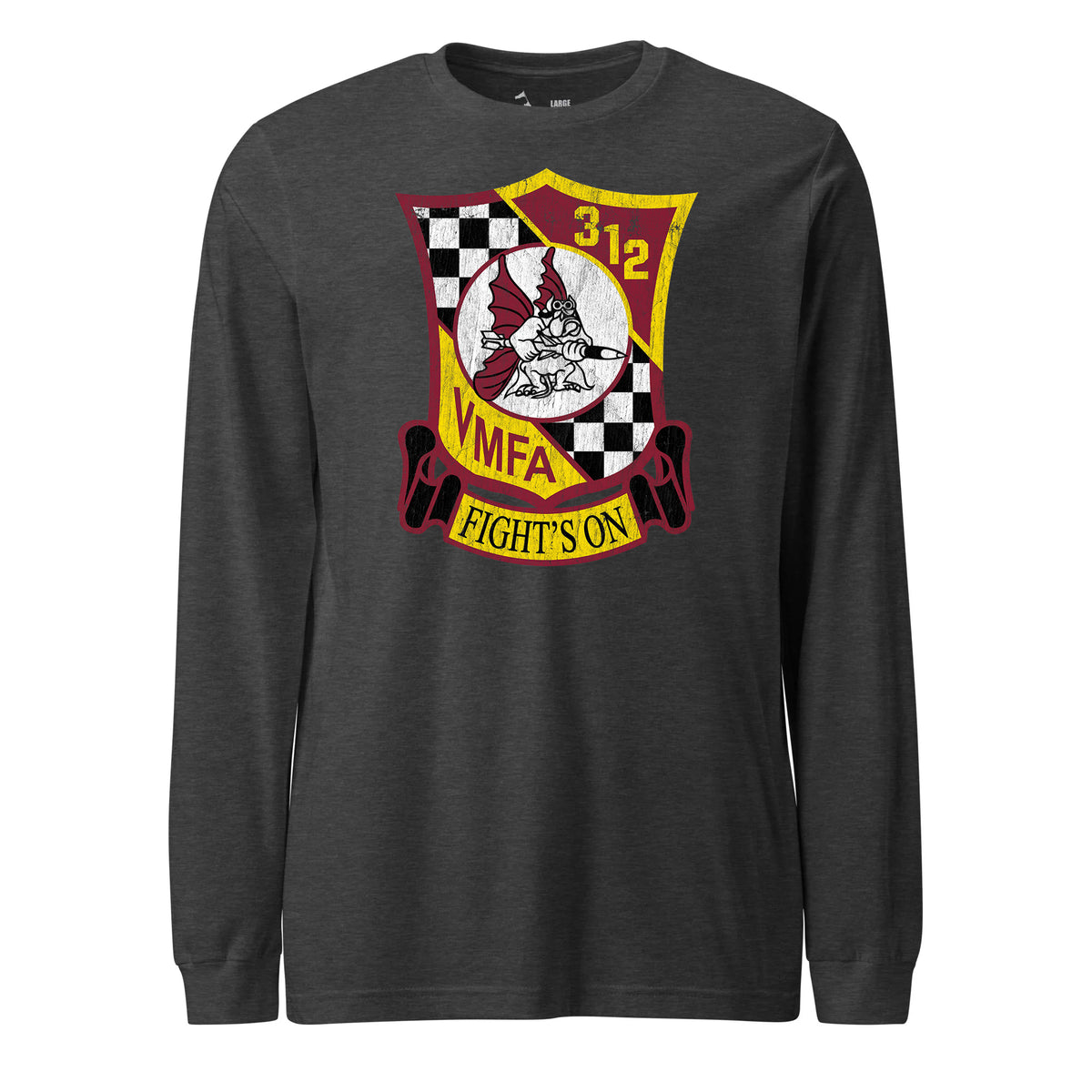 VFMA-312 Checkerboard Squadron — Charcoal Heather