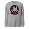 VMX-1 Flying Lions Squadron Long Sleeve T-Shirt - Heather Grey
