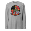 HMLA-167 Warriors Squadron Long Sleeve T-Shirt - Heather Grey