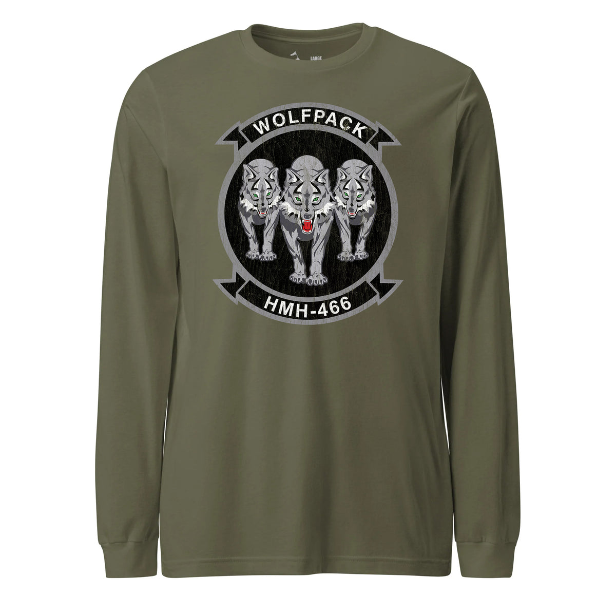 HMH-466 Wolfpack Squadron — OD Green