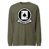 VMFA-231 Ace of Spades Squadron Long Sleeve T-Shirt - OD Green