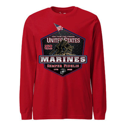 250 Year USMC Anniversary Longsleeve T-shirt