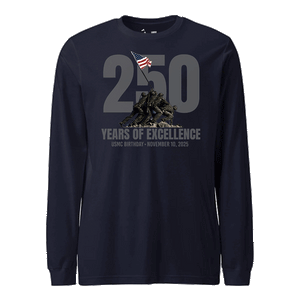 250th USMC Birthday Iwo Jima Longsleeve T-Shirt