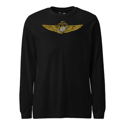 USMC Aviation Wings Longsleeve T-Shirt
