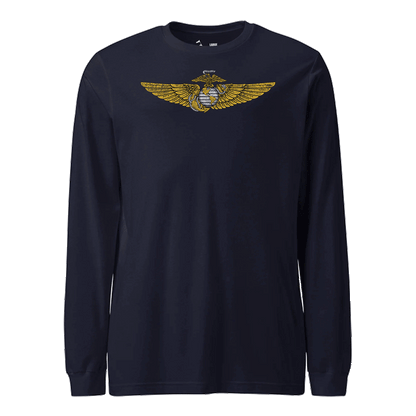 USMC Aviation Wings Longsleeve T-Shirt