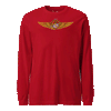 USMC Aviation Wings Longsleeve T-Shirt - RED