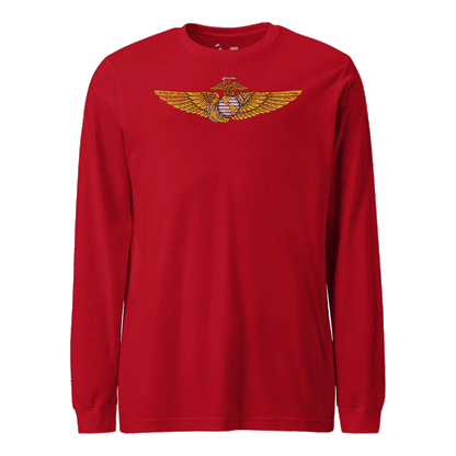 USMC Aviation Wings Longsleeve T-Shirt