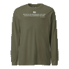 Be Polite and Have a Plan Mattis Quote Longsleeve T-Shirt - OD GREEN