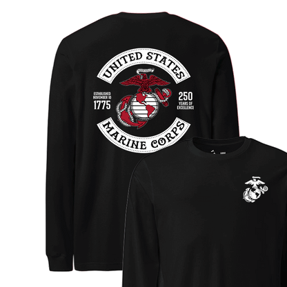 250th USMC Birthday Rocker Longsleeve T-shirt