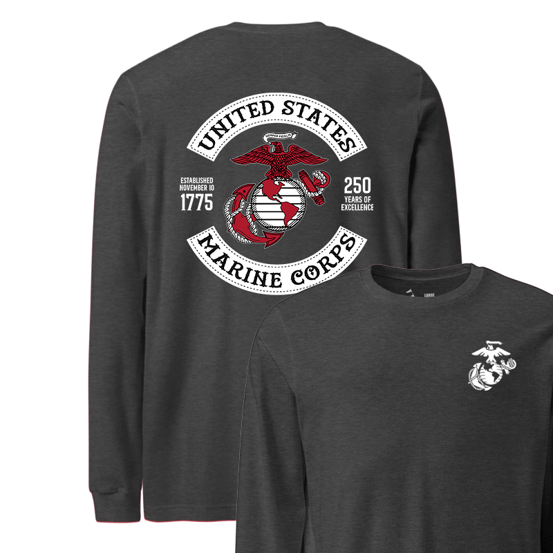 250th USMC Birthday Rocker Longsleeve T-shirt