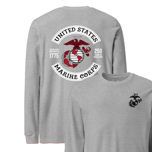 250th USMC Birthday Rocker Longsleeve T-shirt