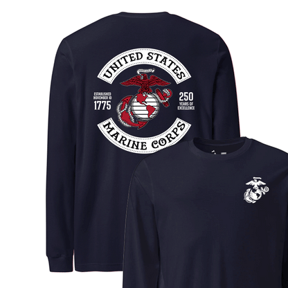 250th USMC Birthday Rocker Longsleeve T-shirt