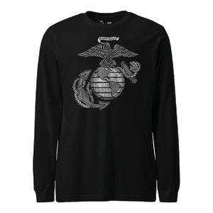 Classic Eagle Globe & Anchor Vintage  Longsleeve T-Shirt