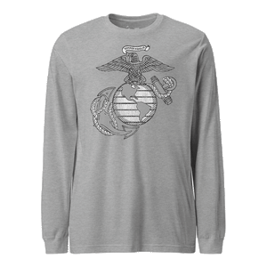 Classic Eagle Globe & Anchor Vintage  Longsleeve T-Shirt