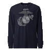 Classic Eagle Globe & Anchor Vintage  Longsleeve T-Shirt - NAVY