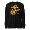 Eagle, Globe & Anchor Longsleeve T-Shirt - BLACK