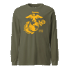 Eagle, Globe & Anchor Longsleeve T-Shirt - OD GREEN