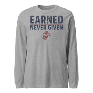 Earned Never Given Vintage Longsleeve T-Shirt