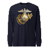 Gold & Silver EGA Longsleeve T-Shirt - NAVY