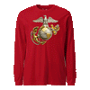 Gold & Silver EGA Longsleeve T-Shirt - RED