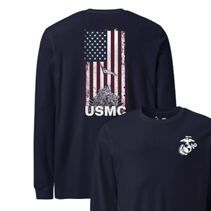 IWO JIMA Flag Longsleeve T-Shirt