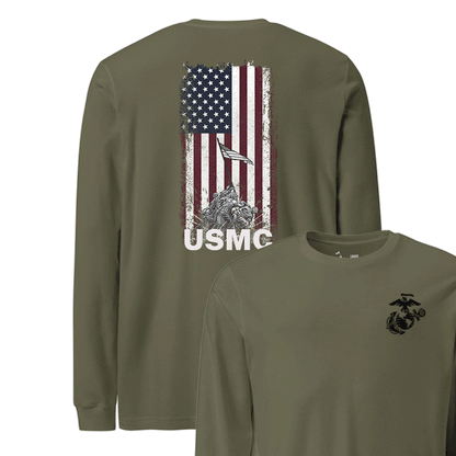 IWO JIMA Flag Longsleeve T-Shirt