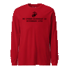 My Other Birthday is November 10th Longsleeve T-Shirt - RED