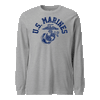 Old School V2 USMC Longsleeve T-Shirt - HEATHER GREY